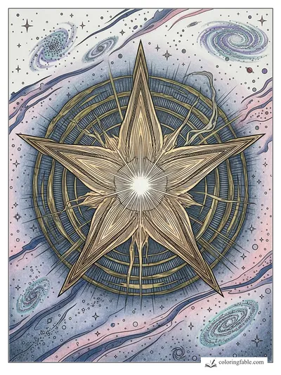 Colored example of this coloring page