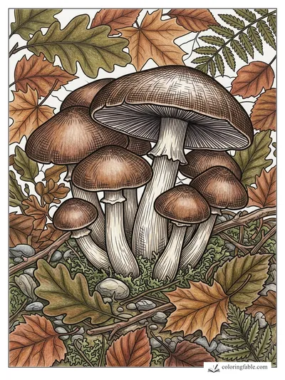 Colored example of this coloring page