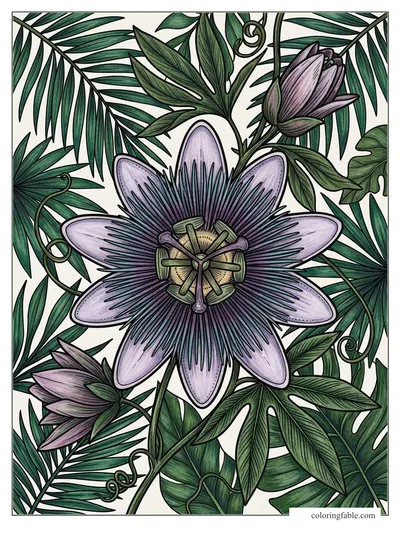 Colored example of this coloring page