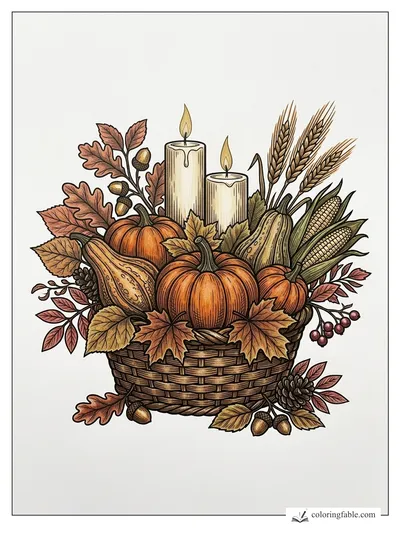 Colored example of this coloring page