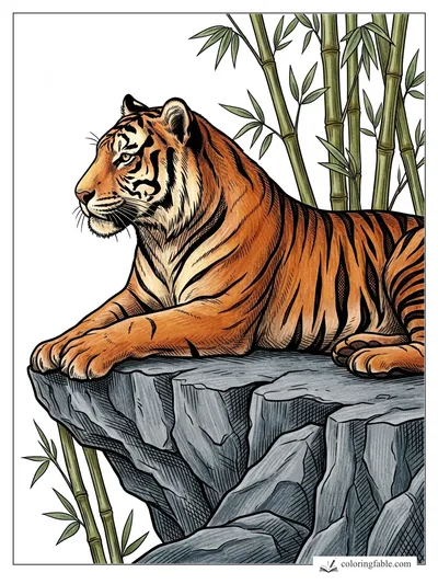 Colored example of this coloring page