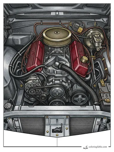 Colored example of this coloring page