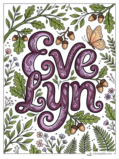 Colored example of this coloring page