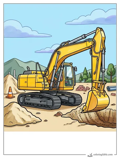 Colored example of this coloring page