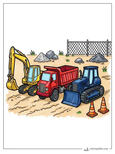 Colored example of this coloring page