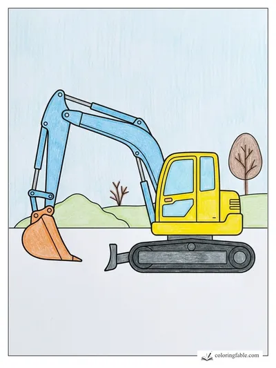 Colored example of this coloring page