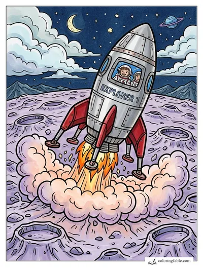 Colored example of this coloring page