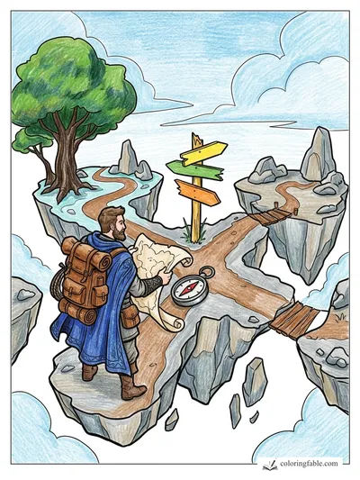 Colored example of this coloring page