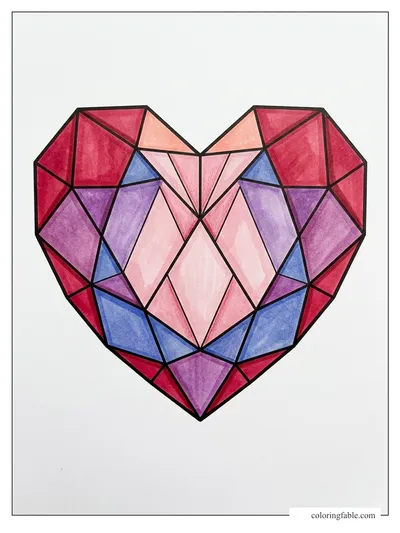 Colored example of this coloring page