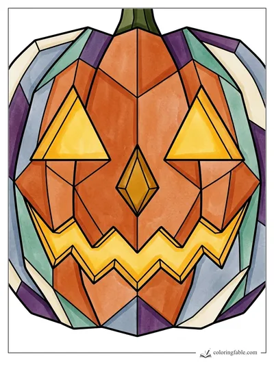 Colored example of this coloring page