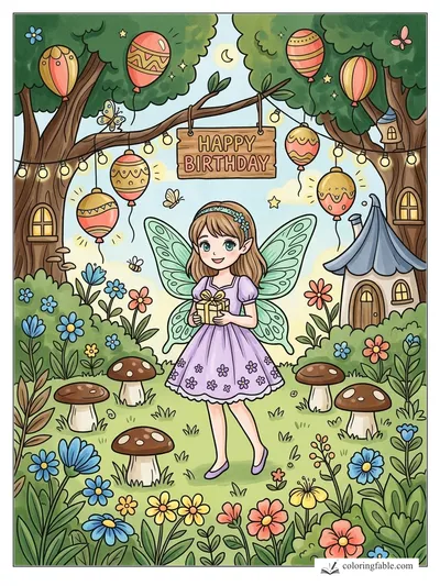 Colored example of this coloring page