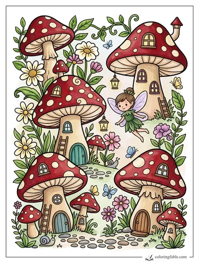 Colored example of this coloring page