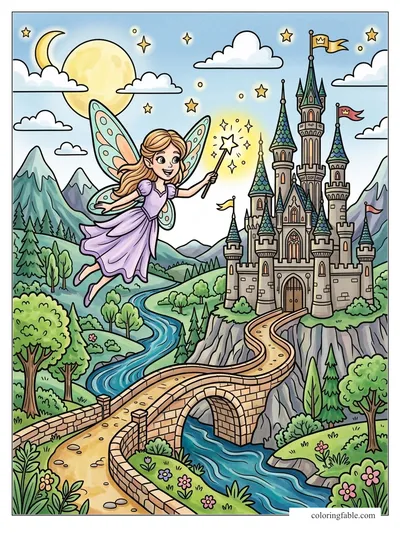 Colored example of this coloring page