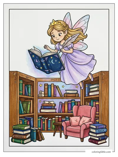 Colored example of this coloring page