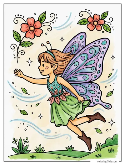 Colored example of this coloring page
