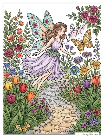 Colored example of this coloring page