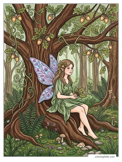 Colored example of this coloring page