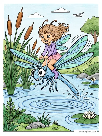 Colored example of this coloring page
