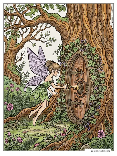 Colored example of this coloring page