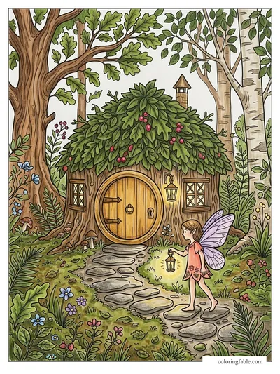 Colored example of this coloring page