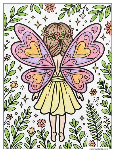 Colored example of this coloring page