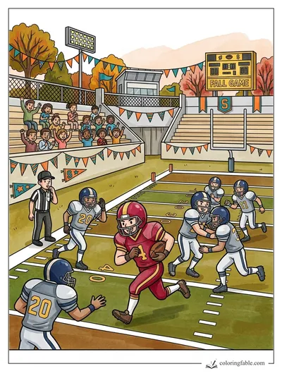 Colored example of this coloring page
