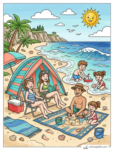 Colored example of this coloring page