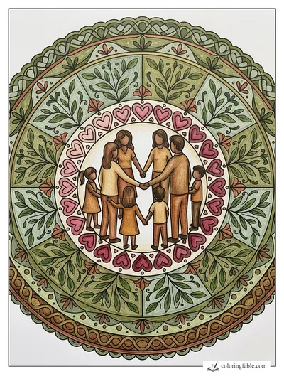 Colored example of this coloring page