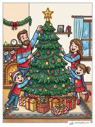 Colored example of this coloring page