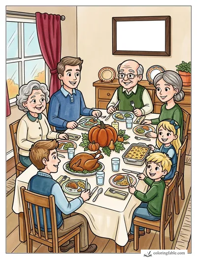 Colored example of this coloring page