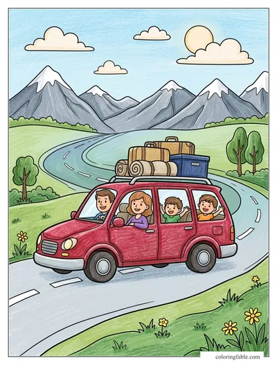 Colored example of this coloring page