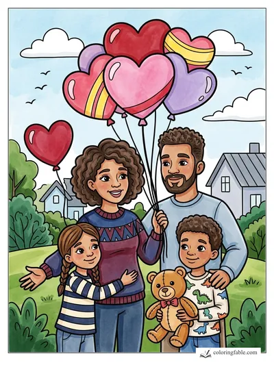 Colored example of this coloring page