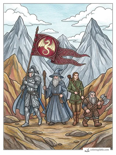 Colored example of this coloring page