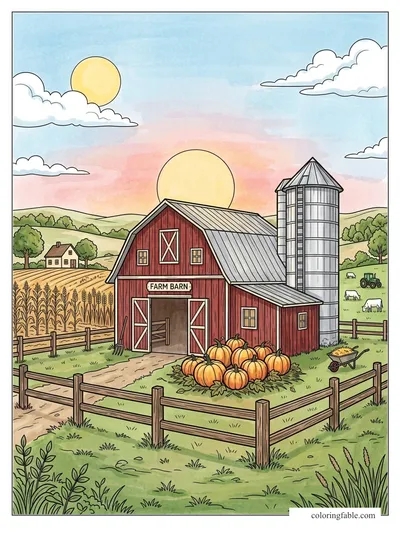 Colored example of this coloring page