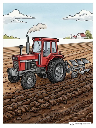 Colored example of this coloring page