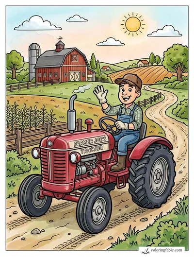 Colored example of this coloring page