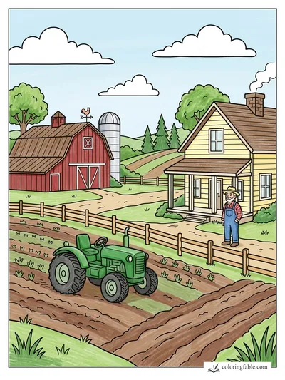 Colored example of this coloring page