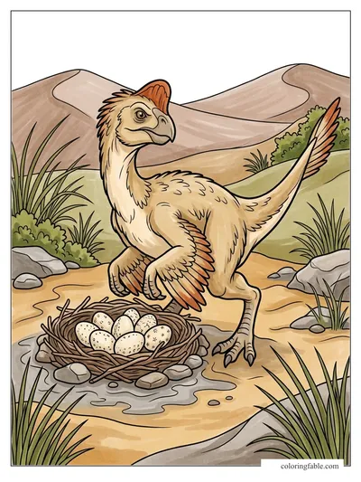 Colored example of this coloring page