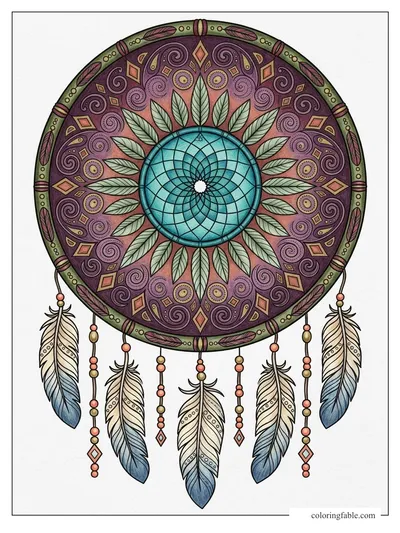 Colored example of this coloring page