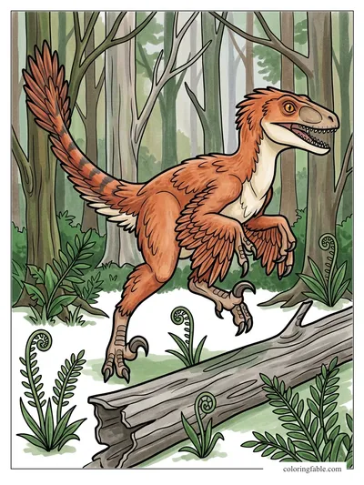 Colored example of this coloring page