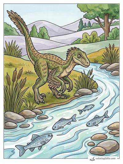 Colored example of this coloring page