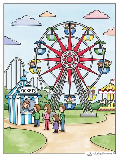 Colored example of this coloring page