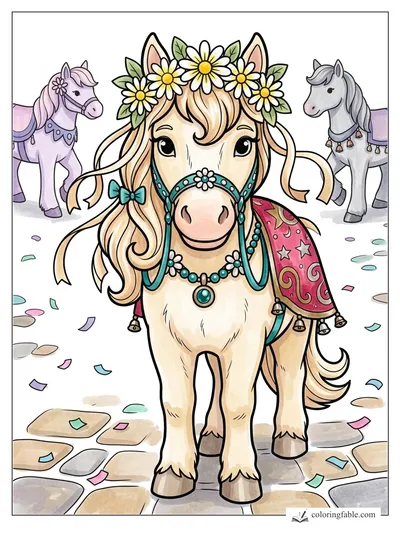 Colored example of this coloring page