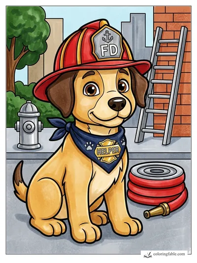 Colored example of this coloring page