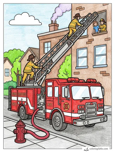 Colored example of this coloring page