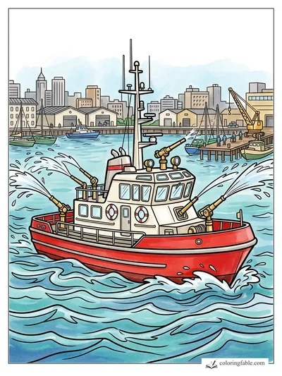 Colored example of this coloring page