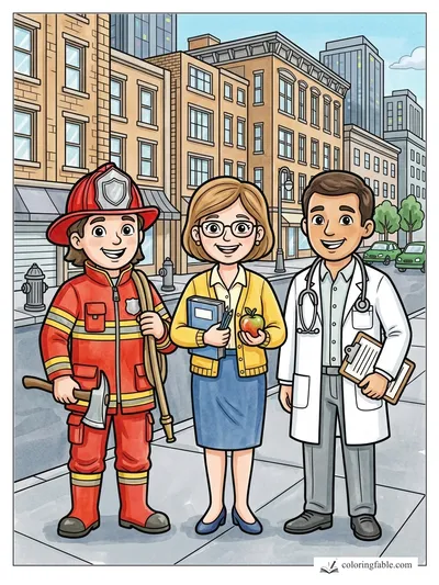 Colored example of this coloring page
