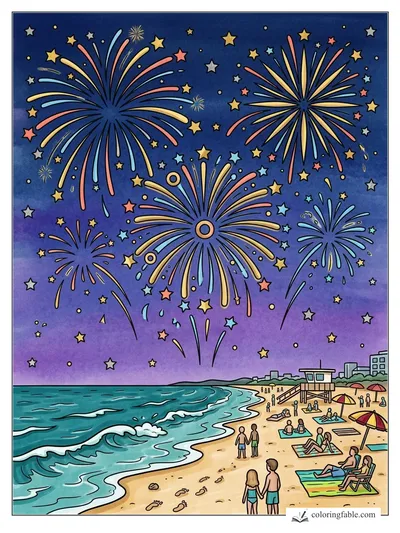 Colored example of this coloring page