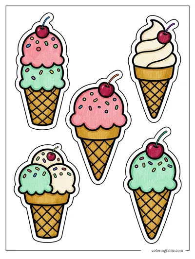 Colored example of this coloring page