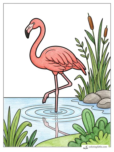 Colored example of this coloring page